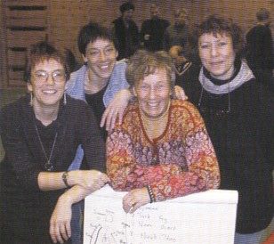 Forfatterne. F.v. Kristin Brenli, Marit Sverresson, Anne Kathrine Brodtkorb, Kirsten Jåvold Hagen.